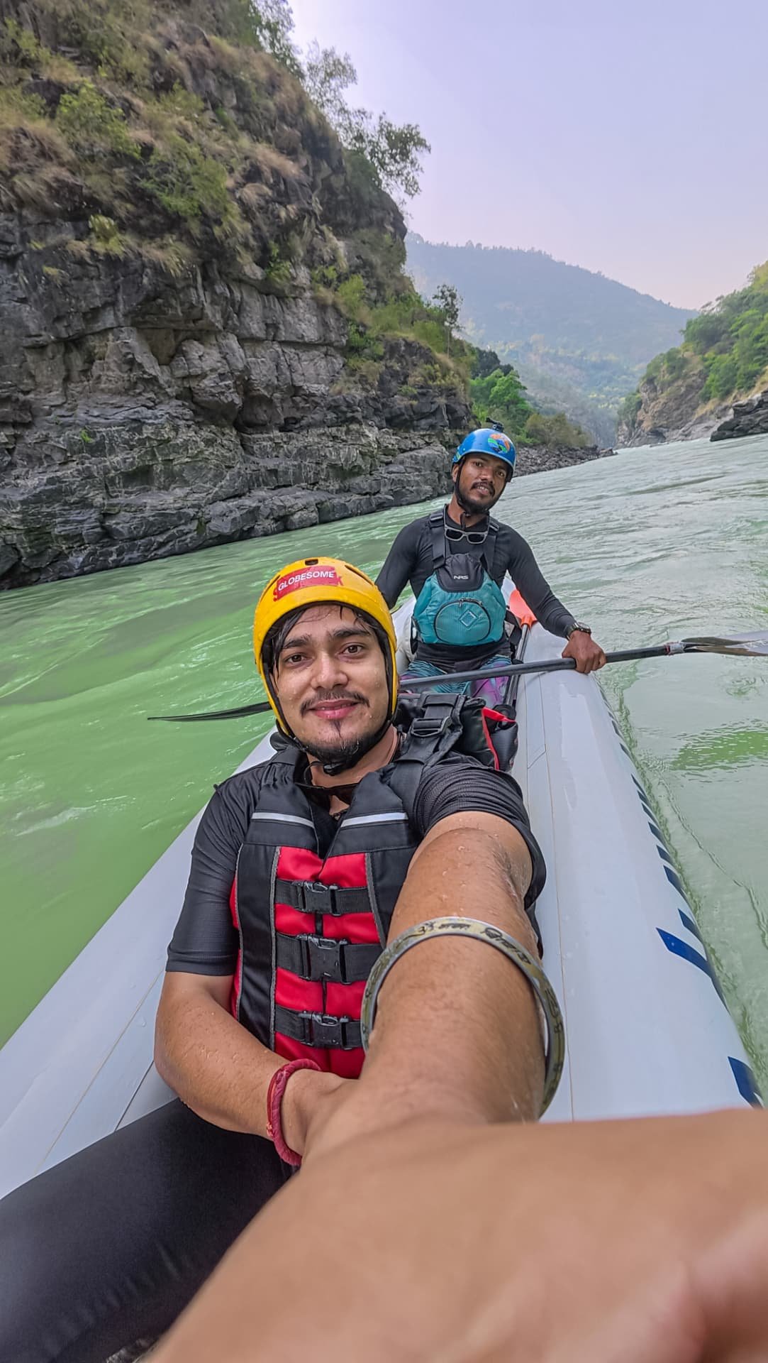 White water rafting on the Ganga