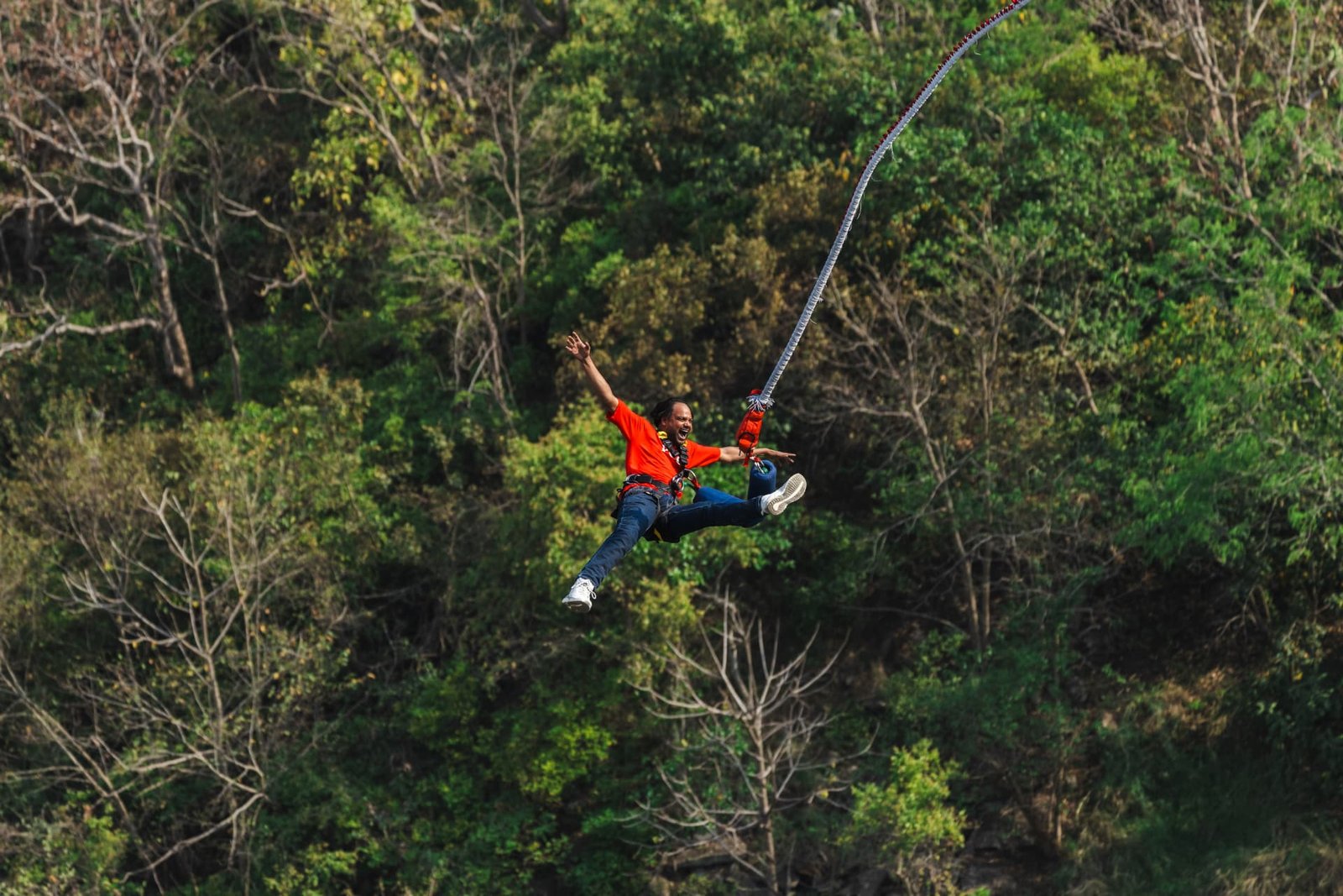 Adventure Island Rishikesh guests Maa Ganga Bunjee jumping and rafting